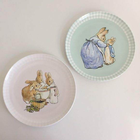 Pottery Barn Kids Dining Set Of Two Beatrix Potter Plates Poshmark